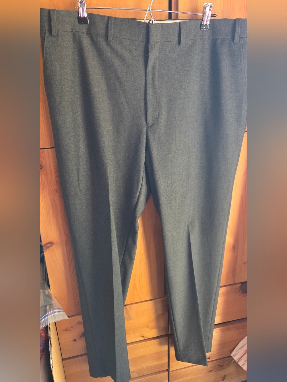 Lauren Ralph Lauren Men's Slim Fit Dark Grey Dress Pants Size 40
